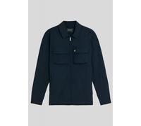 Lyle & Scott LW2216V Legacy Ventilated Nylon Collar Overshirt Jacket - Dark Navy