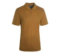 Lyle & Scott Lyle and Scott Farrier Bronze Plain Polo Shirt - L