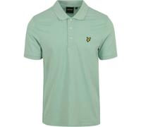 Lyle & Scott Lyle Scott Light Green Plain Polo Shirt - S