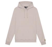 Lyle & Scott Lyle Scott Loopback Embroidered Logo Cream Pull Over Hoodie - M