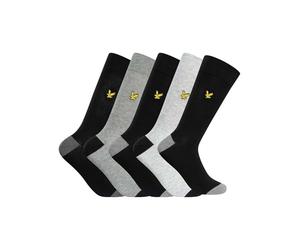 Lyle & Scott Men’s Graham 5 Pack Soft Touch Cotton Dress Socks Size UK 7-11