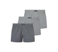 Lyle And Scott Vintage Mens Temi Three Pack Boxers Light Grey Marl/Grey Marl/Dark Grey Marl L