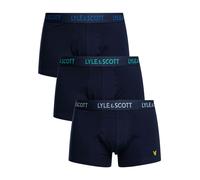 Lyle & Scott Men's 3 Pack Barclay Trunks, Blue