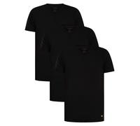 3 Pack Basic Lounge V Neck T-Shirt Jet Black M