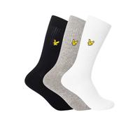 3 Pack Hamilton Premium Socks Black/Grey Marl/White One Size
