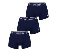 Lyle & Scott Mens 3 Pack Trunks Peacoat M Blau