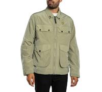 Lyle & Scott Men's 4 Pocket Blouson Jacket, Smoke Olive