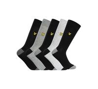 Lyle & Scott Men's 5 Pack Graham Premium Socks, Multicoloured