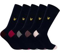 5 Pack Graham Premium Socks Peacoat Multi One Size
