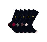 5 Pack Graham Premium Socks Peacoat Multi One Size