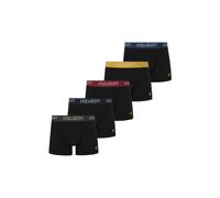 Lyle & Scott Men's - 5 Pack Miller Trunks - Black Multi Waistbands