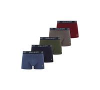 Lyle & Scott Men's - 5 Pack Miller Trunks - Peacoat/Ruby Wine/Grey/Blue/Beetle