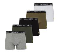 Lyle & Scott Mens And 5 Pack of Core Trunks in Multi colour - Multicolour Cotton - Size 2XL