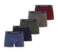 Lyle & Scott Mens And 5 Pack of Core Trunks in Multi colour - Multicolour Cotton - Size Small
