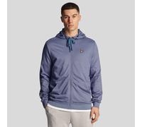 Lyle & Scott Mens And Full-Zip Hoodie in Blue Viscose - Size Medium