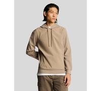 Lyle & Scott Mens And Hybrid Pullover Hoodie in Brown - Size Medium