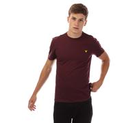 Lyle & Scott Mens And Martin T-Shirt in Burgundy - Size Medium