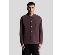 Lyle & Scott Mens And Overshirt in Brown - Size Medium