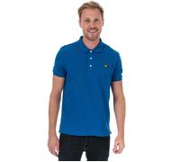 Lyle & Scott Mens And Plain Polo Shirt in Blue Cotton - Size X-Small