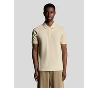 Lyle & Scott Mens And Polo Shirt in Beige - Size Small