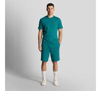 Lyle & Scott Mens And Sweat Shorts in Green Cotton - Size Medium
