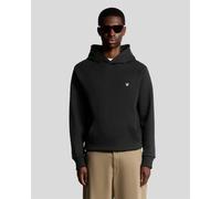 Lyle & Scott Mens And Weave Hoodie in Black - Size Medium