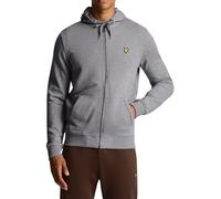 Lyle & Scott Mens and Zip Through Hoodie MidGreyMarl XXL