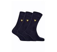 Lyle & Scott Mens 3 Pack Socks Angus Blue One Size