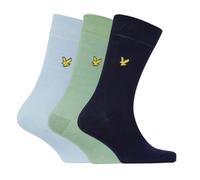 Lyle & Scott Mens Angus Socks Peacoat/Basil/Chambray Blue
