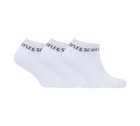 Lyle & Scott Mens Ankle Socks (Pack of 3)7 UK-11 UK White GT5872