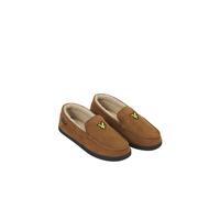 Lyle & Scott Men's Aspen Slippers Dark Brown | Size: XL Lyle & Scott Brown XL