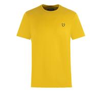 Lyle & Scott Mens Back Print Spring Moss T-Shirt - Yellow - Size Medium