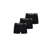3 Pack Trunks Black/White XL