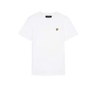 Lyle & Scott Men's Basic Logo Short Sleeve Crew Neck T-Shirt, White, Small