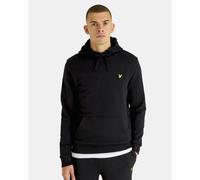 Lyle & Scott Mens Black Hoodie Cotton Pullover Fleece Hooded Sweatshirt