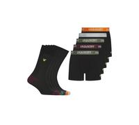 Lyle & Scott Mens Booker 10 Pack Socks Black Multi M