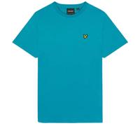 Lyle & Scott Mens Brand Chest Logo Leisure Blue T-Shirt Cotton - Size Small