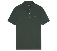 Lyle & Scott Mens Branded Chest Logo Deep Green Polo Shirt - Size Large
