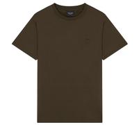 Lyle & Scott Mens Branded Chest Logo Olive T-Shirt Cotton - Size Small