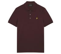 Lyle & Scott Mens Branded Chest Logo Sediment Polo Shirt - Brown Cotton - Size Small