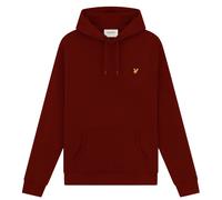 Lyle & Scott Mens Branded Gala Red Pull-over Hoodie - Size Small