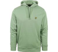 Lyle & Scott Mens Branded Glencoe Green Pull-over Hoodie Cotton - Size X-Large