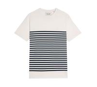 Lyle & Scott Mens Breton Stripe Linen Blend T-Shirt GT9235