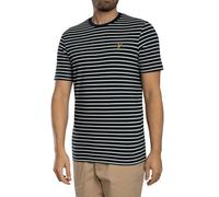 Lyle & Scott Men's Breton T-Shirt, Dark Navy/White, L