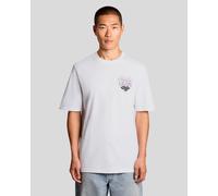 Lyle & Scott Mens Chest Graphic T-Shirt - White - Size Medium