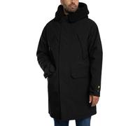 Lyle & Scott Men's Cold Weather Parka Jacket, Jet Black, XXL