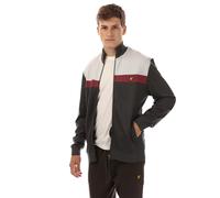 Lyle & Scott Mens Colour Block Track Jacket / M Grey GT7311