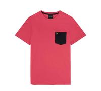 Lyle & Scott Mens Contrast Pocket T-Shirt - Pink - L - Pink