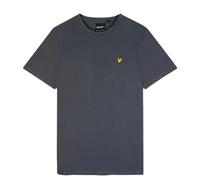 Lyle & Scott Mens Contrast Pocket T-Shirt | Plain Design, Noir Plum Colour