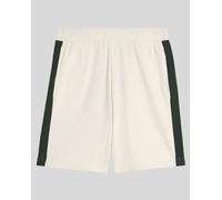 Lyle & Scott Mens Contrast Taped Sweat Shorts - Beige Cotton - Size Large